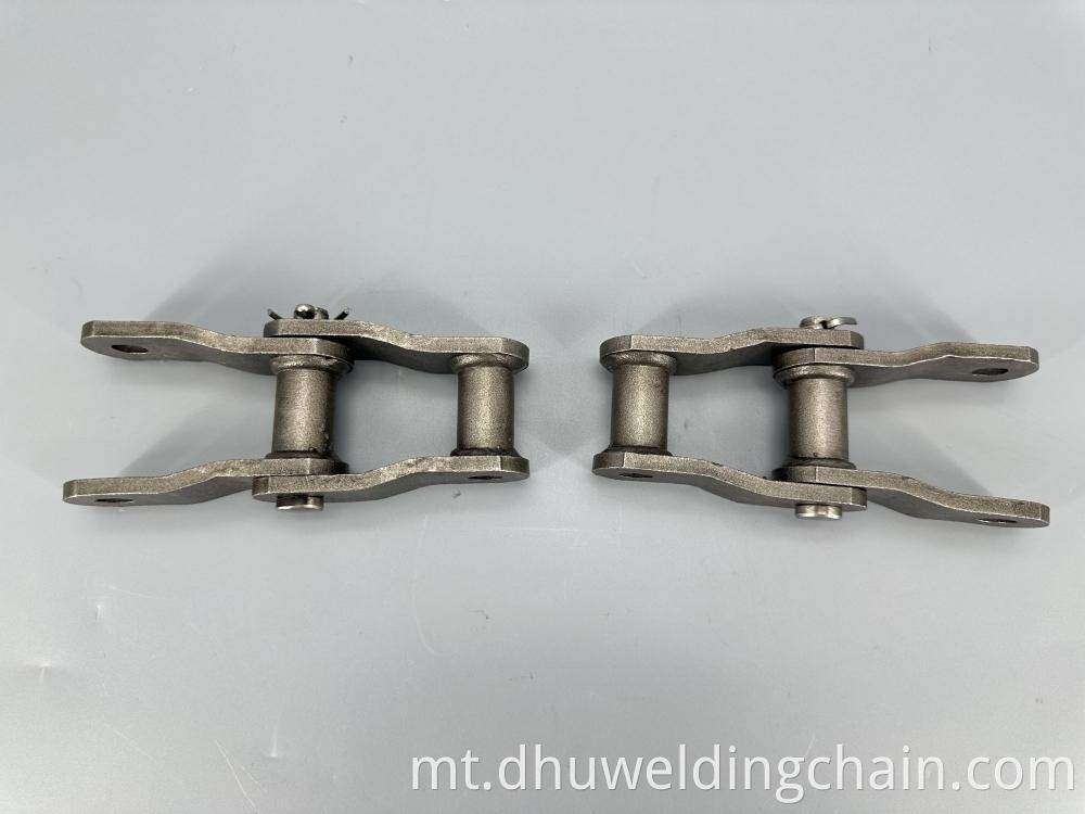 welded bent plate chain
